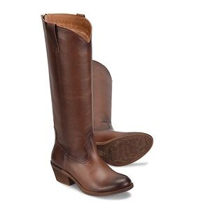 Sofft Brown Leather Winter Boots